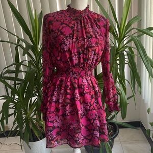 NWT Steve Madden Floral Pink mini Dress size S